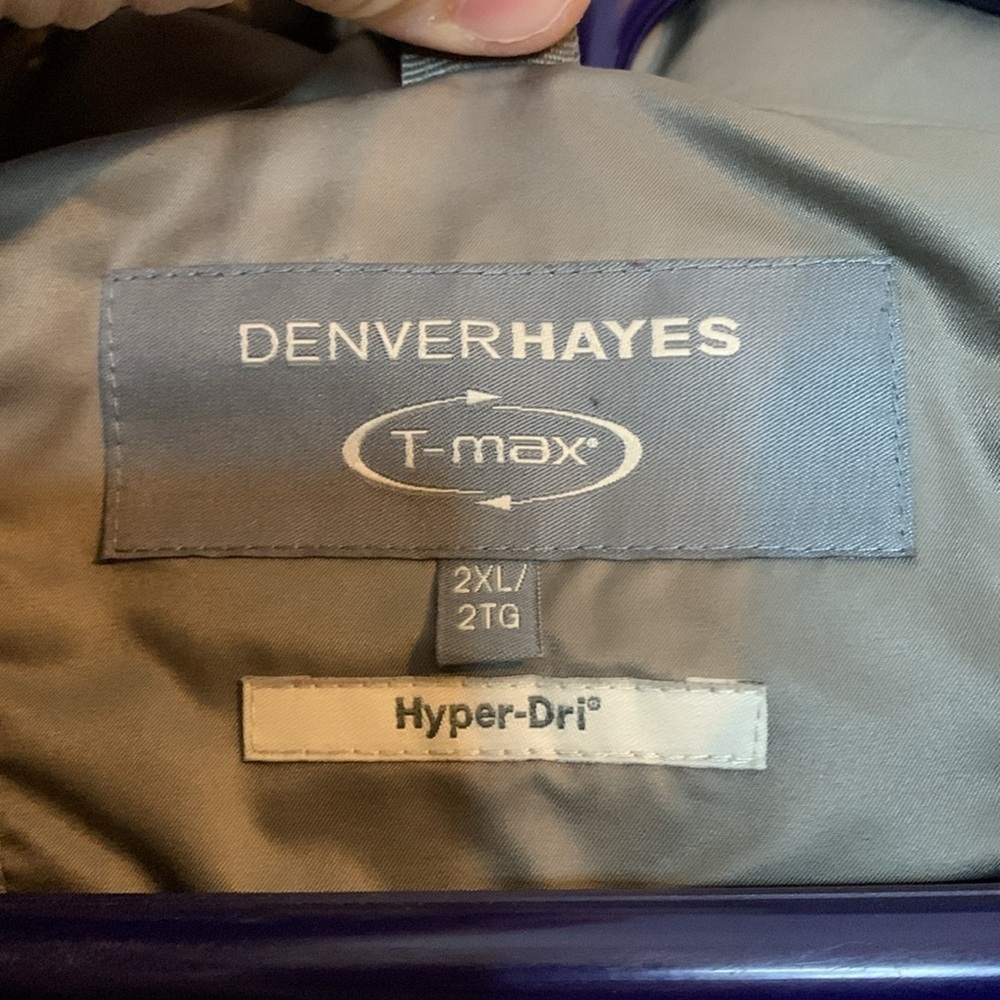 Denver Hayes T-Max Winter Puffer Jacket Coat HyperDri Taupe Women’s 2XL High Low - Picture 3 of 13